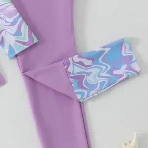 girls modest swimsuit set 5