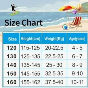 girls modest swimsuit set 6