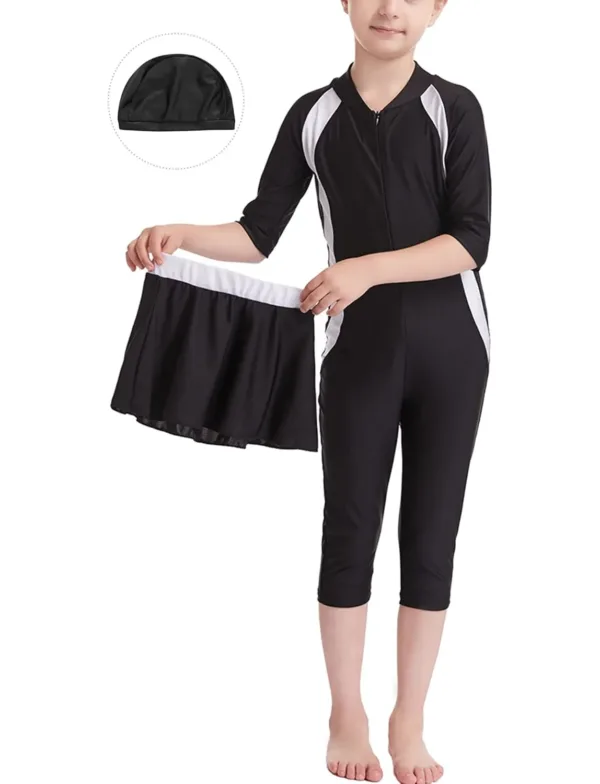 girls muslim swimsuit 5