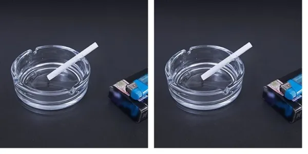 glass ashtray windproof 6
