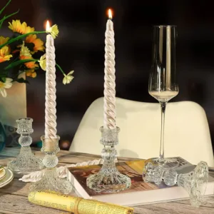 glass candle holders 4