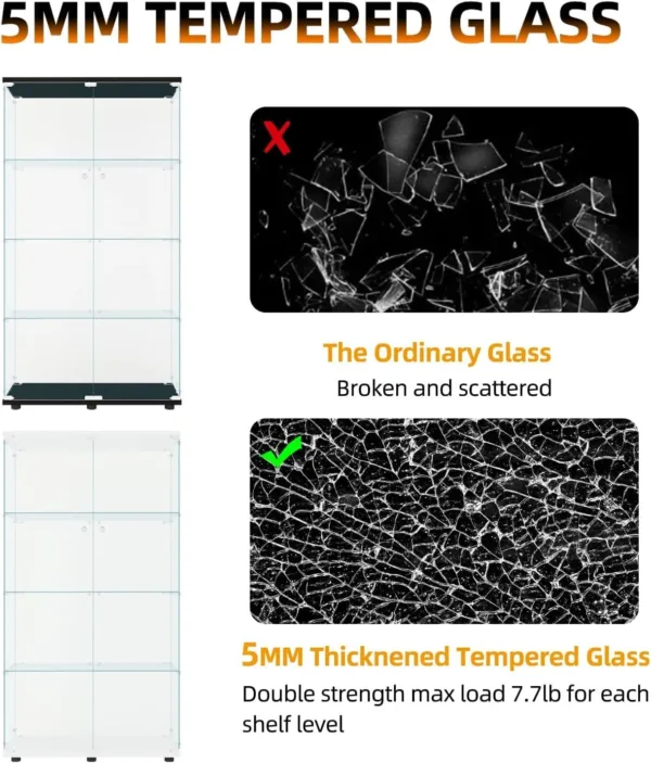 glass display cabinet doors 6