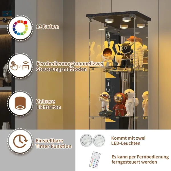 glass display cabinet led 3