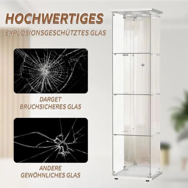 glass display cabinet led 6