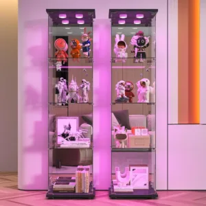 glass display cabinet led 7