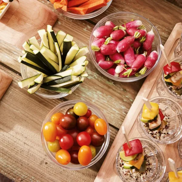 glass soup salad bowl 3