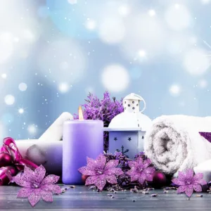 glitter poinsettia flowers 5