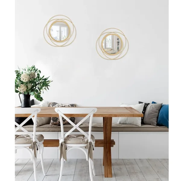 gold circle wall mirror 6