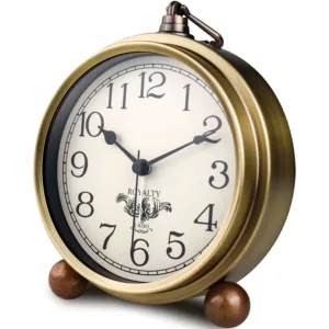 gold desk alarm clock 1