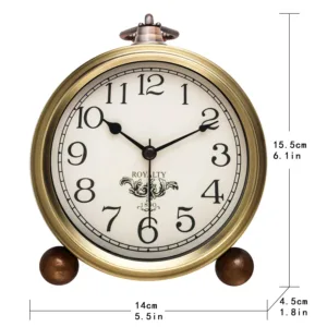 gold desk alarm clock 2