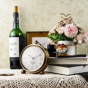 gold desk alarm clock 6