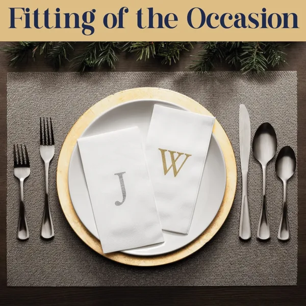 gold monogram towels 3