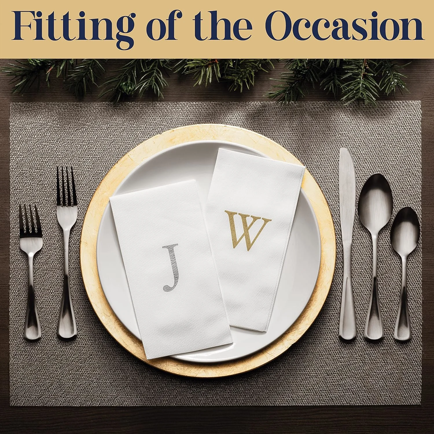 gold monogram towels 3