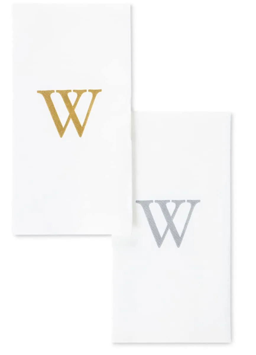 gold monogram towels 6