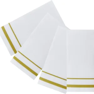 gold napkins disposable 7