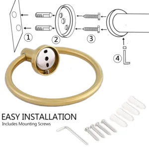 gold towel ring 5