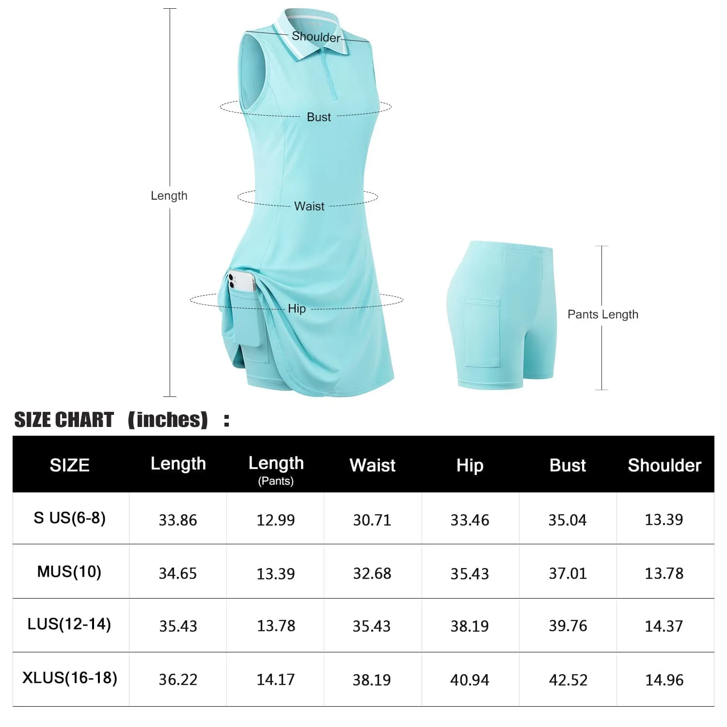 golf tennis dress shorts 6