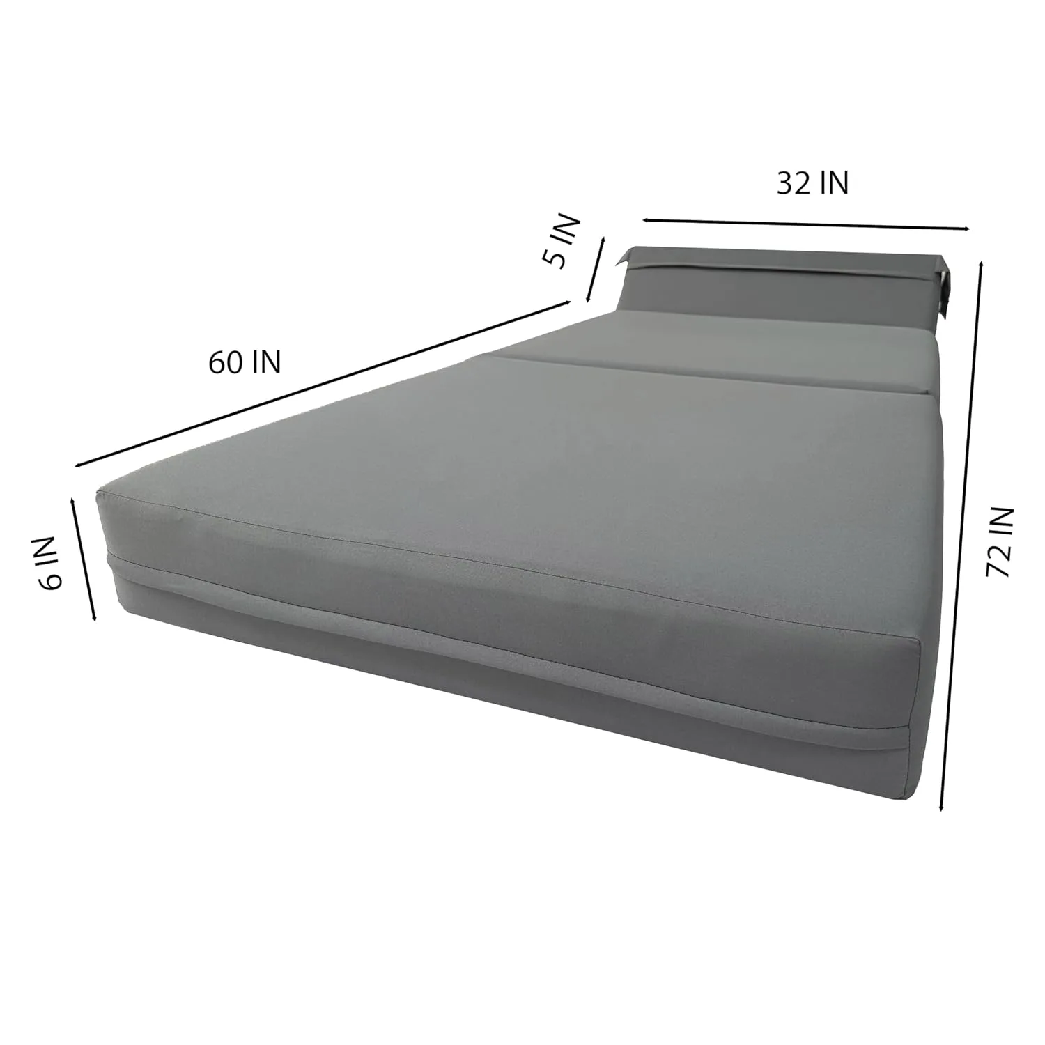 gray sleeper chair folding 5