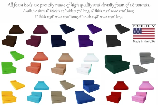 gray sleeper chair folding 7