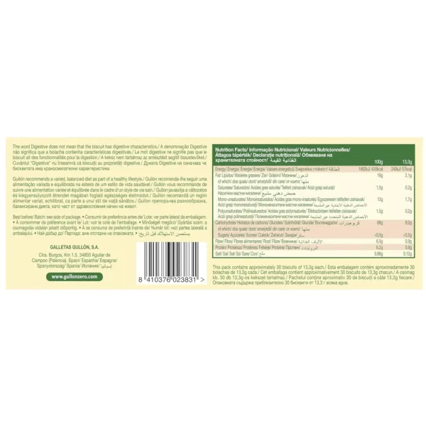 gullon sugar free biscuits 2