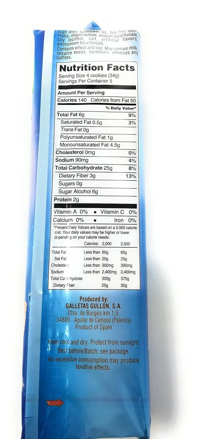 gullon sugar free fiber 2