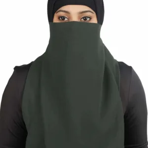 half niqab georgette veil 6