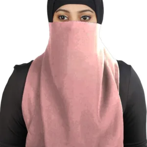 half niqab georgette veil 7