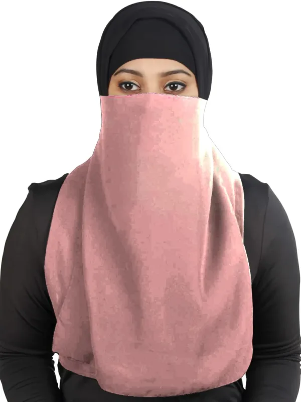 half niqab georgette veil 7