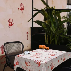 halloween decorations bloody handprint 5