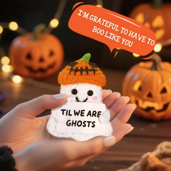 halloween ghost crochet doll 6