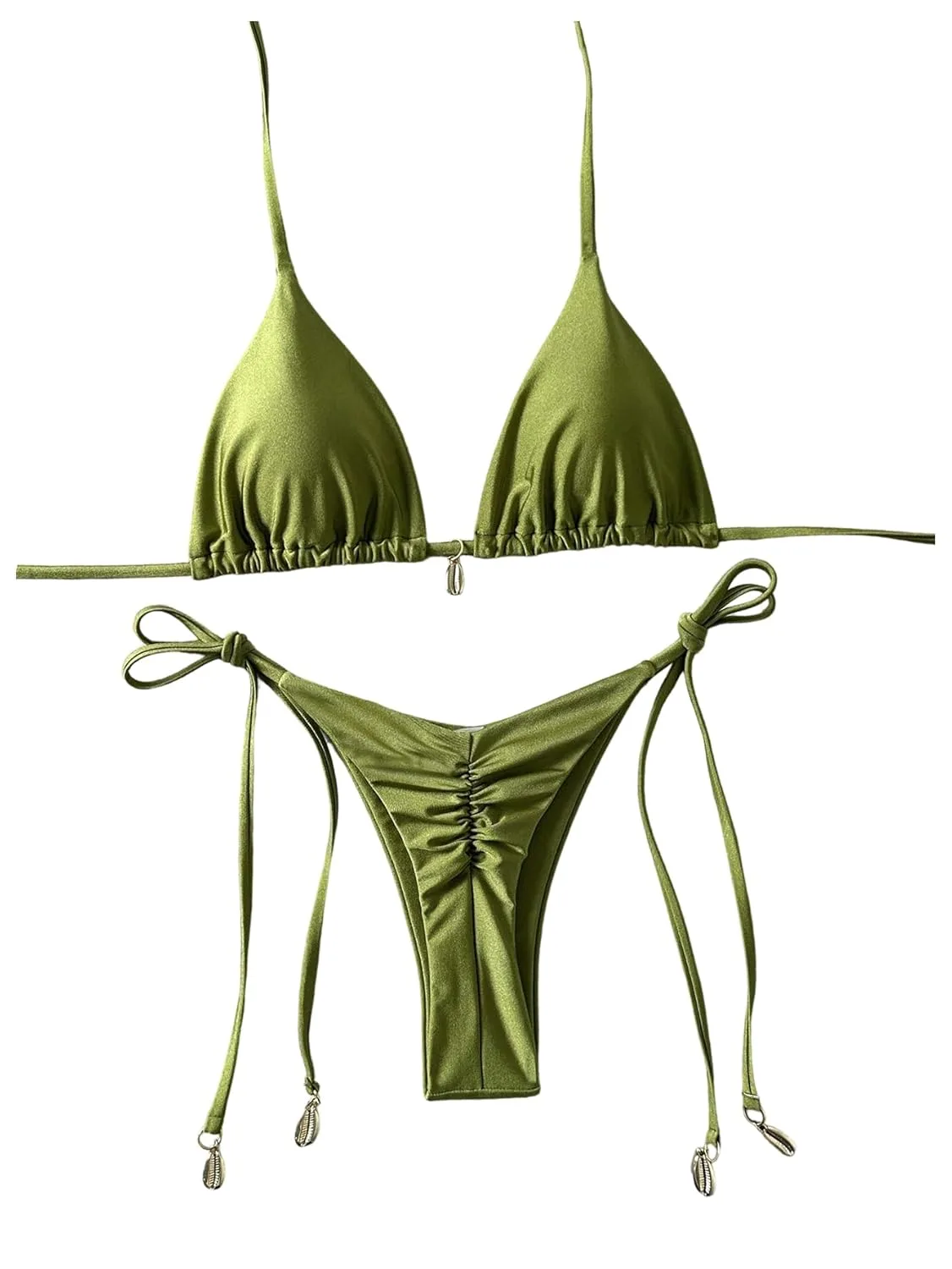 halter triangle bikini set 1