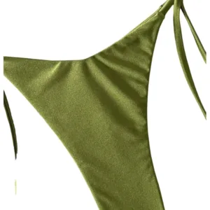 halter triangle bikini set 4