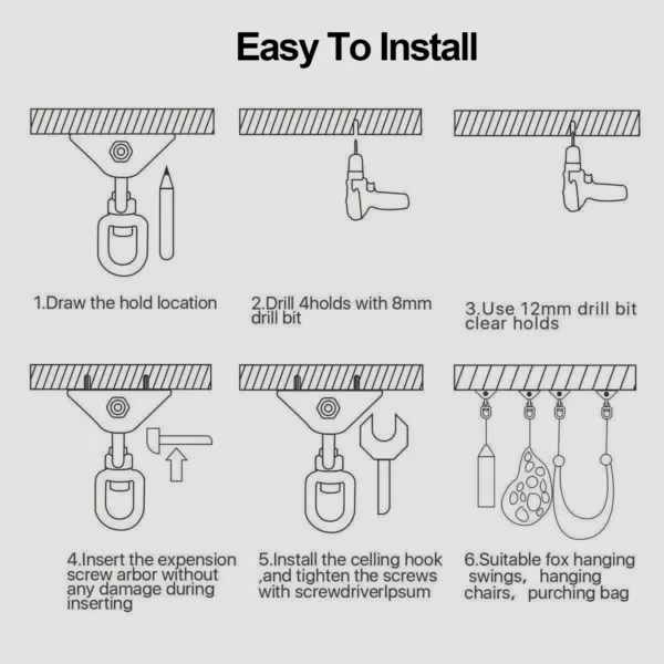 hammock hanging kit heavy 6