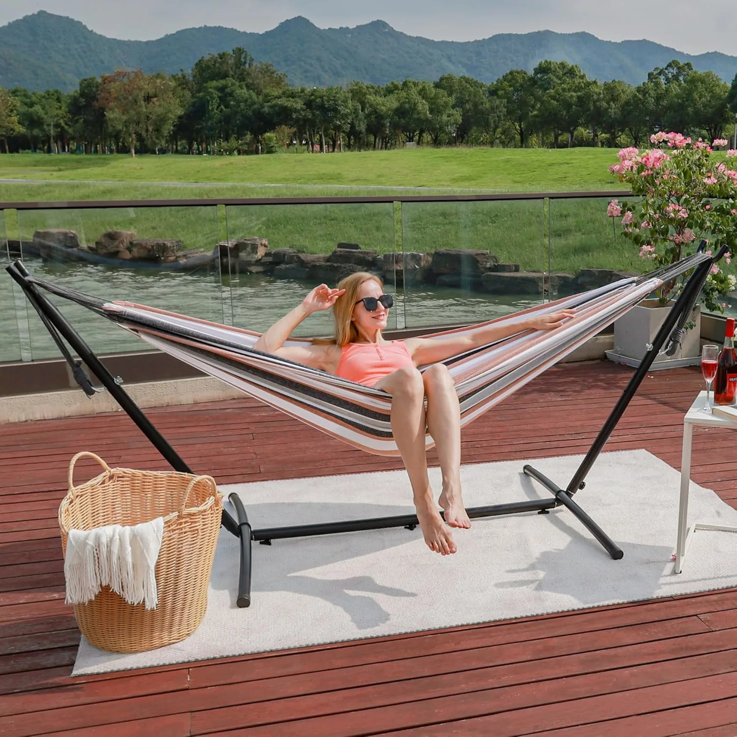 hammock stand double 3