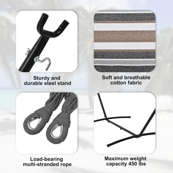 hammock stand double 6