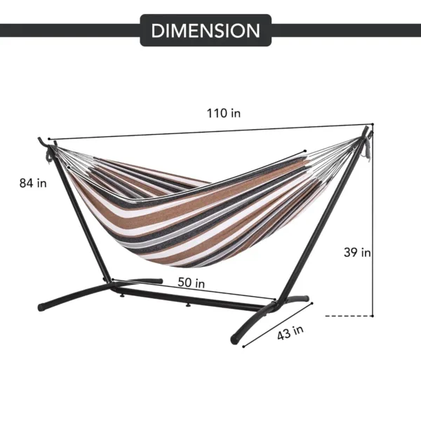 hammock stand double 7
