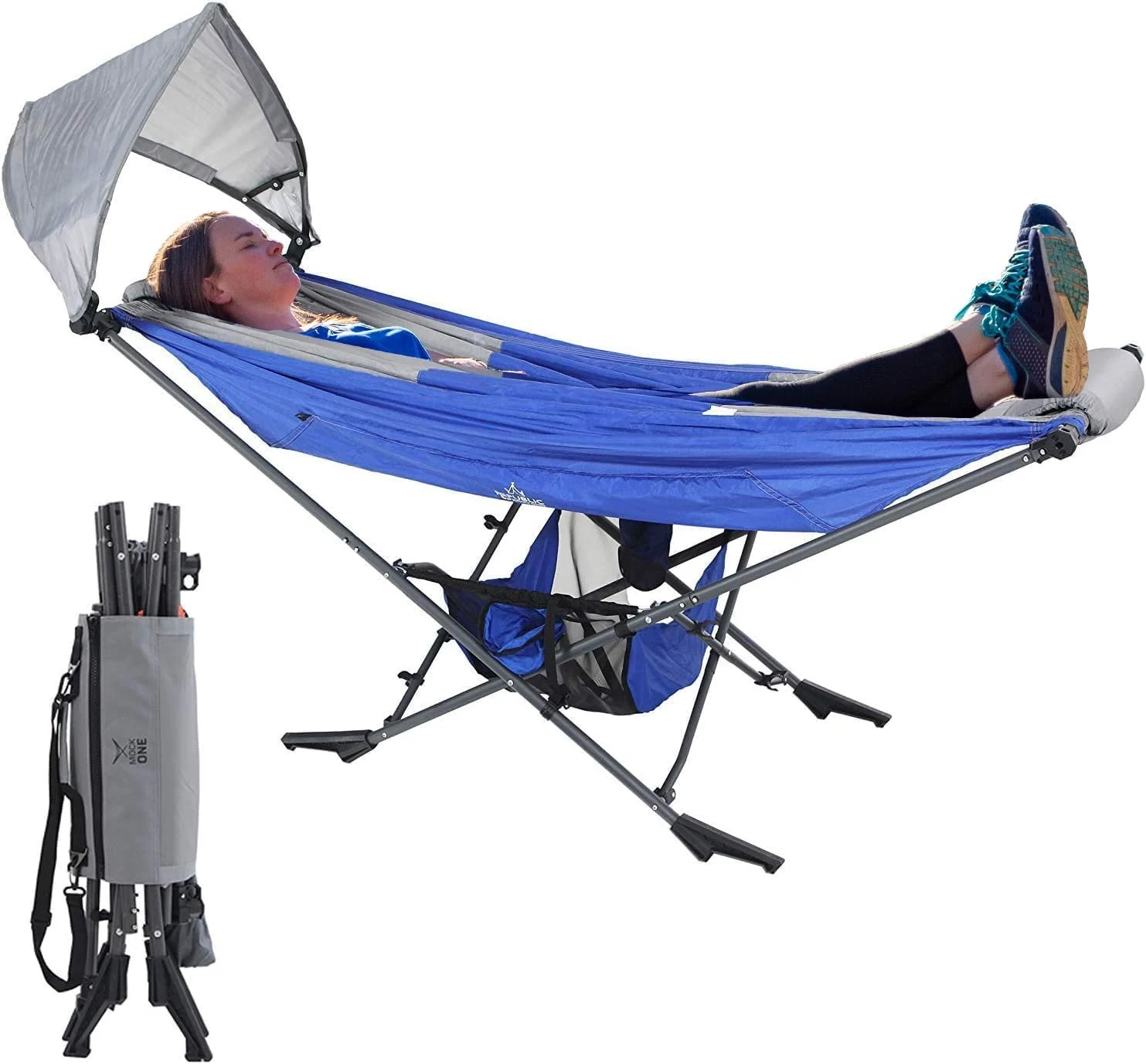 hammock stand sunshade 1
