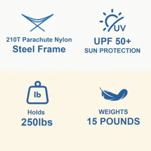 hammock stand sunshade 7