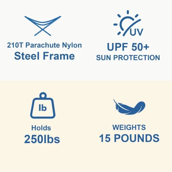 hammock stand sunshade 7