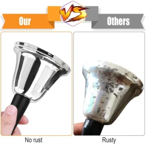 hand bell silver steel 3