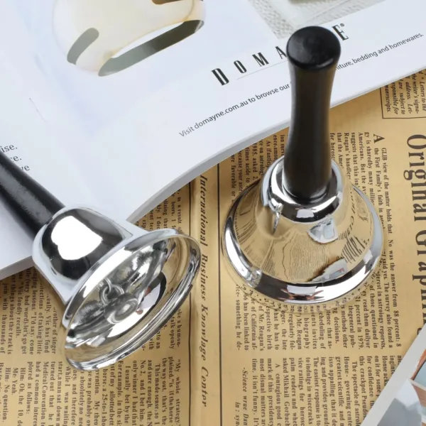 hand bell silver steel 7