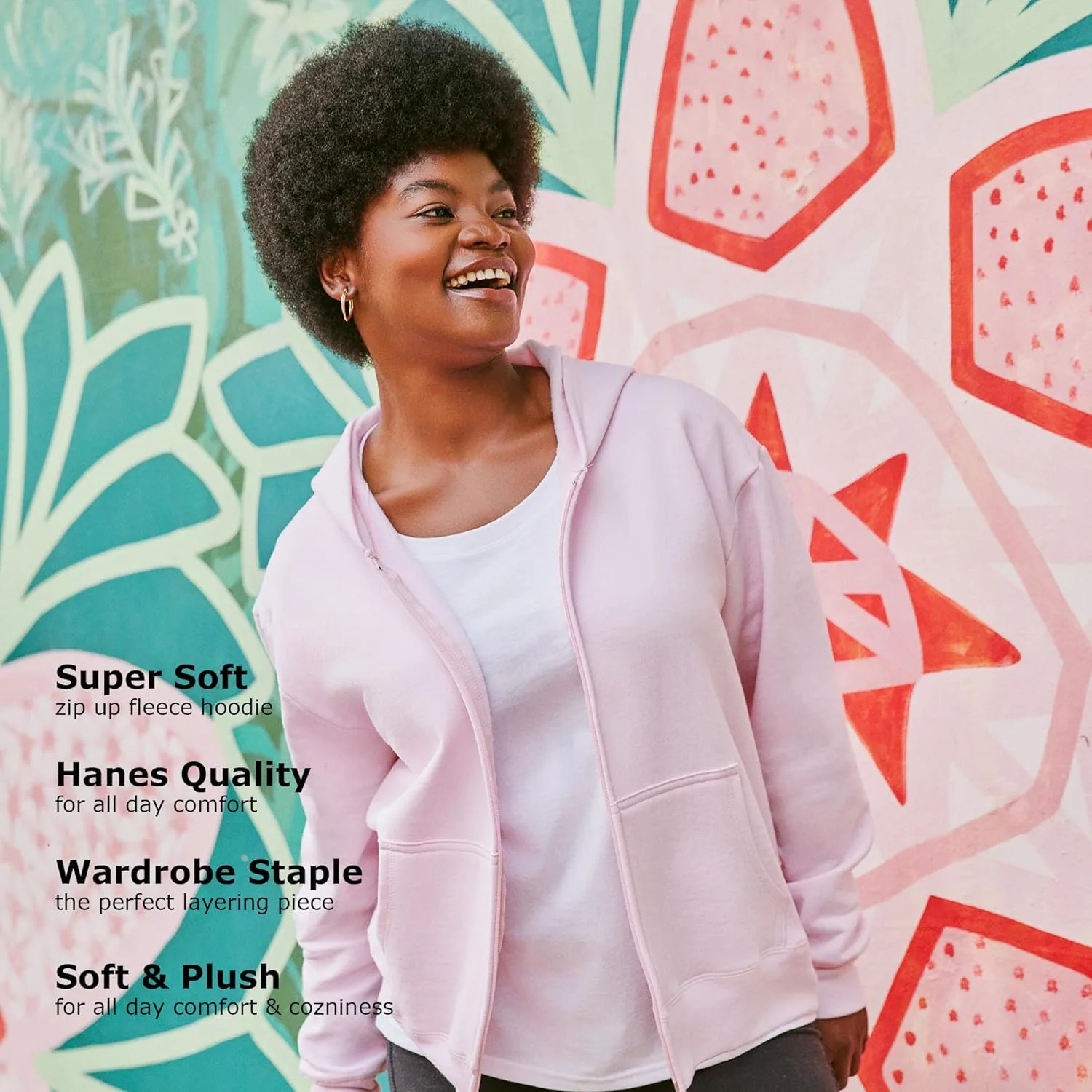 hanes womens fleece hoodie 7