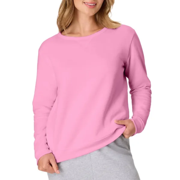hanes womens fleece sweatshirt 1