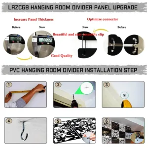 hanging room divider 6