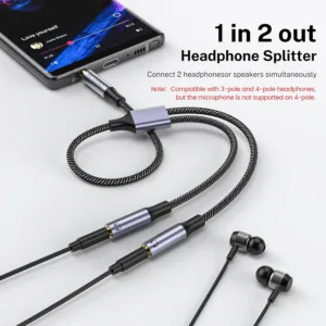 headphone splitter 35mm 2