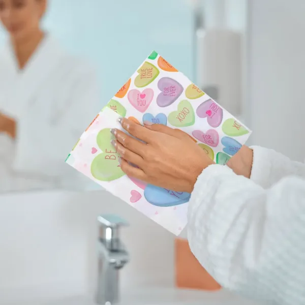 heart napkins valentines day 7