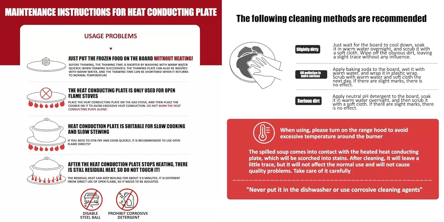 heat diffuser plate stove 7