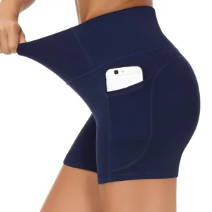 high waist yoga shorts 1