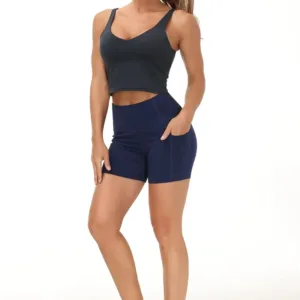 high waist yoga shorts 5