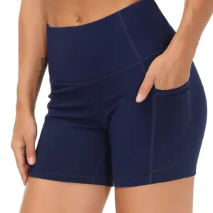 high waist yoga shorts 6
